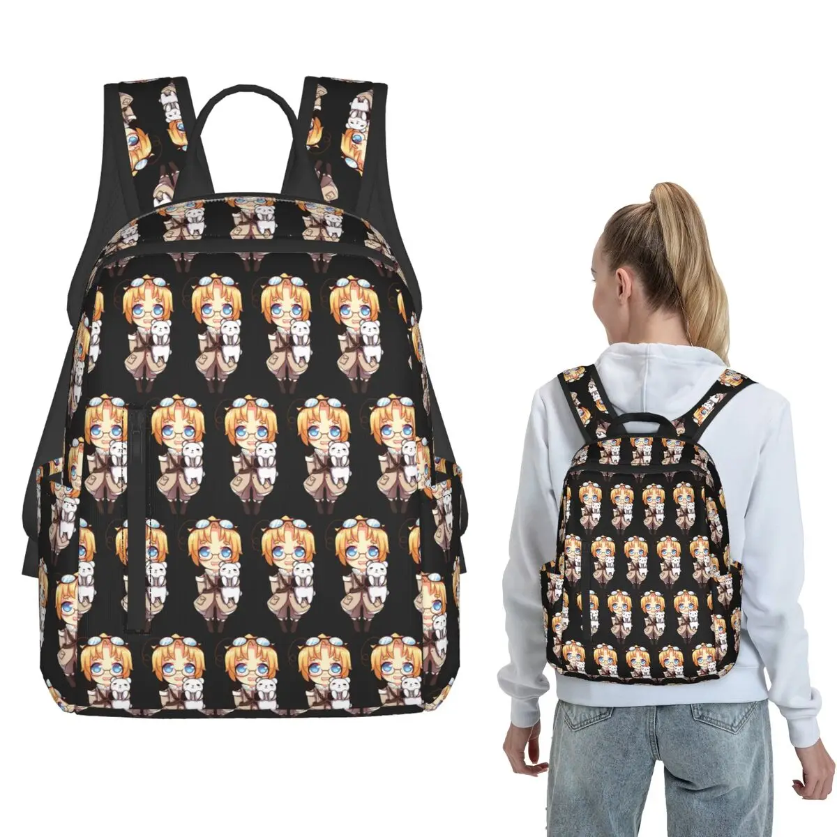 Women Bags Canada - Kanada - Hetalia Backpack Tas Buku