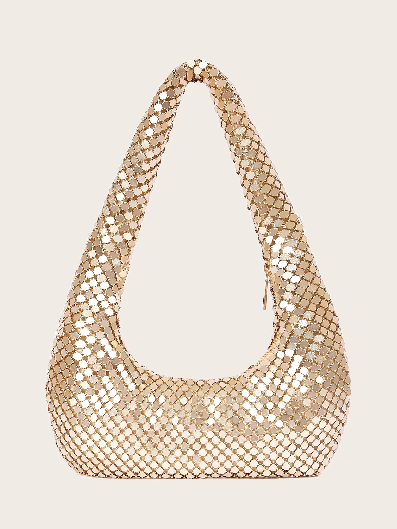 Clutch Bag Evening - Tas Ketiak Logam Berkilauan Kelas Atas