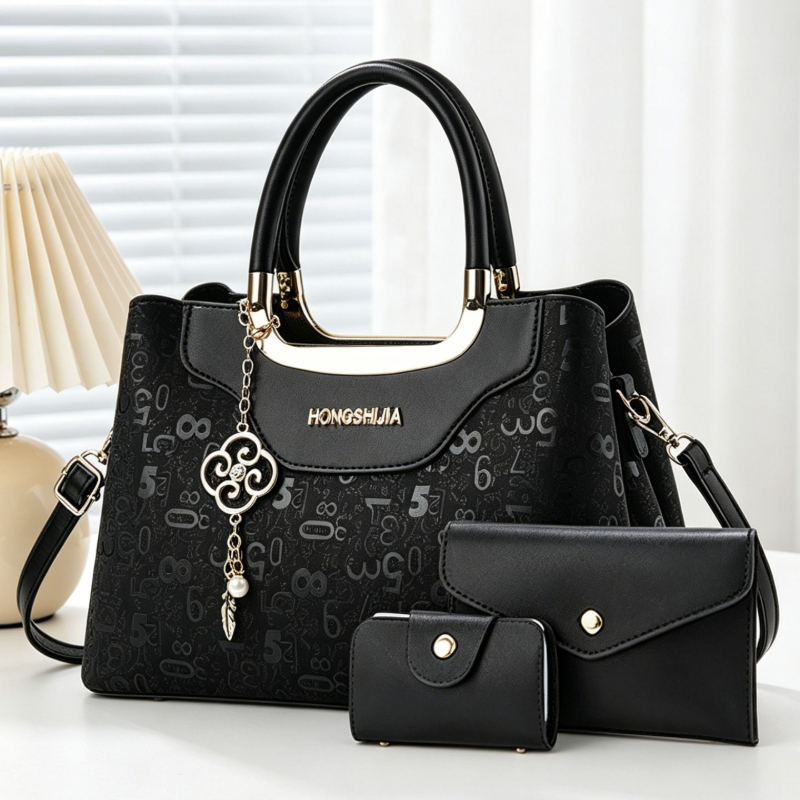 Women'S Crossbody Bags - Set Tas Tangan Wanita 3-in-1, Tas
