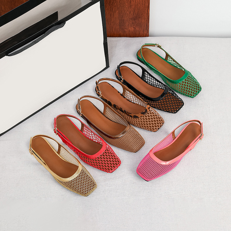 Women Bags And Shoes - Sandal jepit wanita model persegi, nyaman,