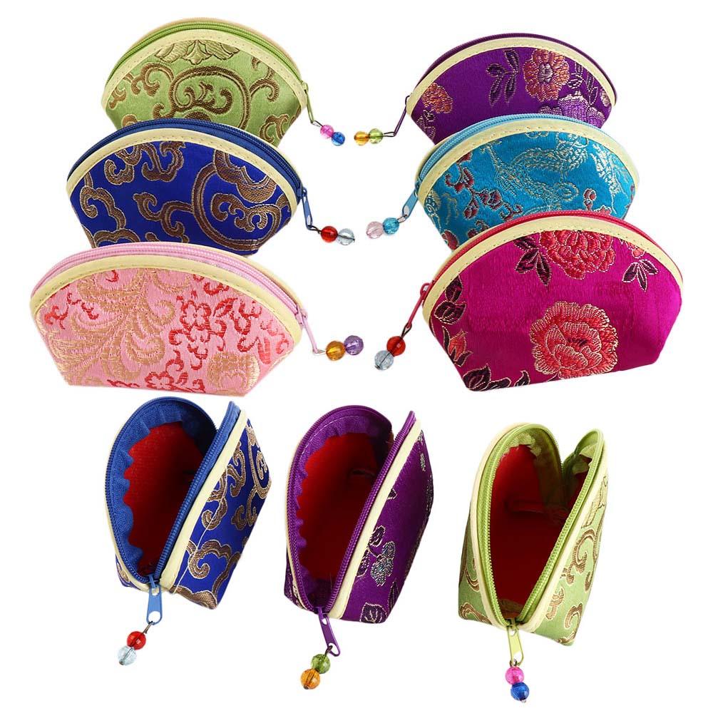 Women Bags Pictures - Tas Gelang Bordir dengan Ritsleting, Tas