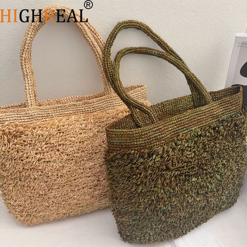 Women'S Raffia Bags - Tas Jerami Rafia Mewah Tas Bahu