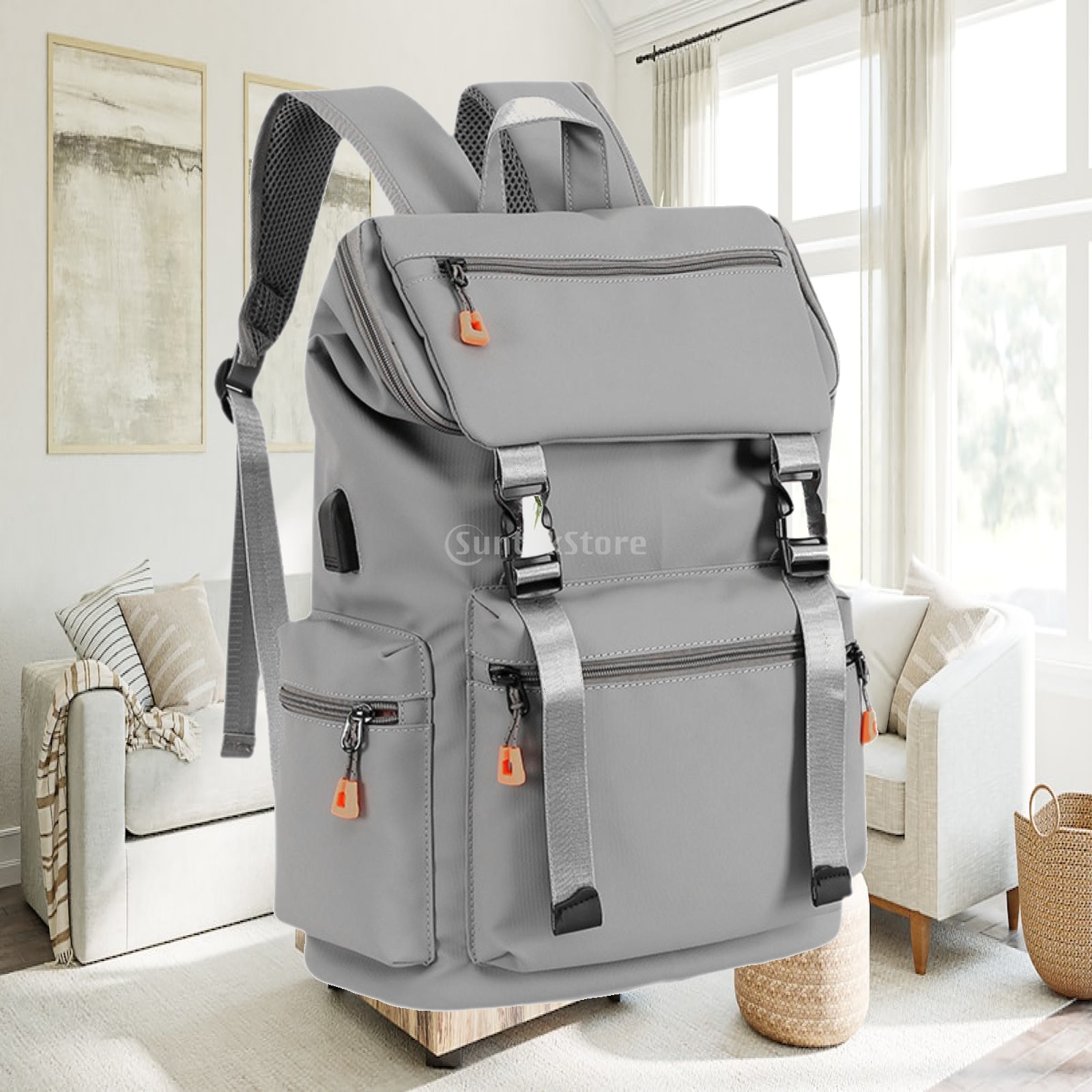 Women'S Bags For Work - Tas Ransel Kasual Organizer dengan Kantong,
