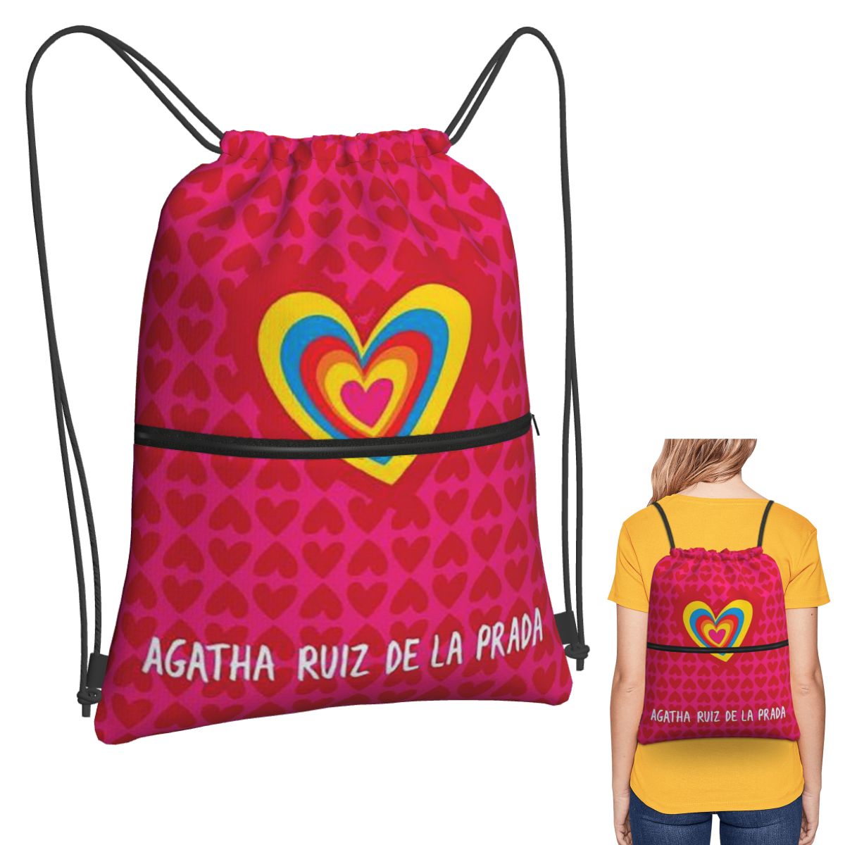 Women Bags Prada - Ransel Pola Agatha Ruiz-De La-Prada Tas