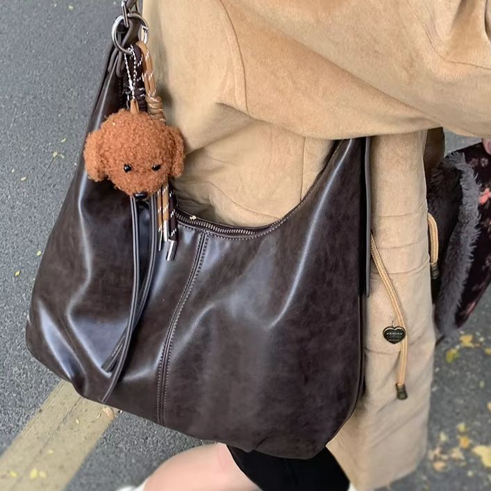 Women'S Crossbody Bags - Tas Ketiak Berkapasitas Besar Vintage untuk