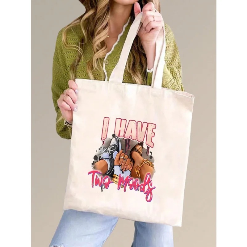 ROMWE Tas Bahu Kanvas Pola Pit - Women'S Bags For Work ulasan dan harga