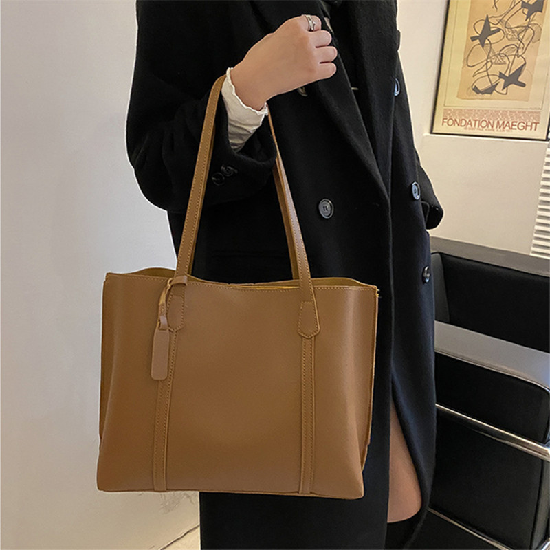 Tas Tote Kulit Imitasi Hitam K - Women'S Bags For Work ulasan dan harga