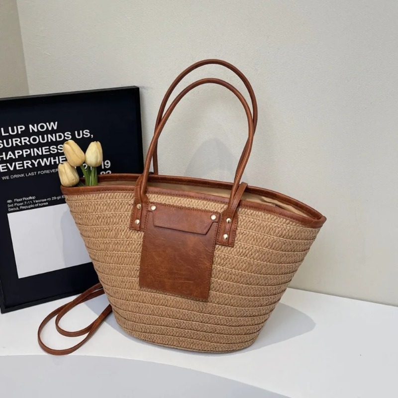 Tas Selempang Anyaman Keranjan - Women'S Raffia Bags ulasan dan harga