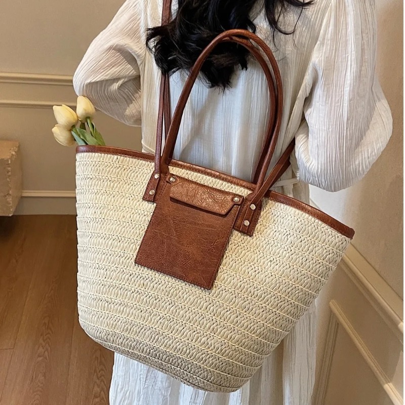 Tas Selempang Anyaman Keranjan - Women'S Raffia Bags ulasan dan harga