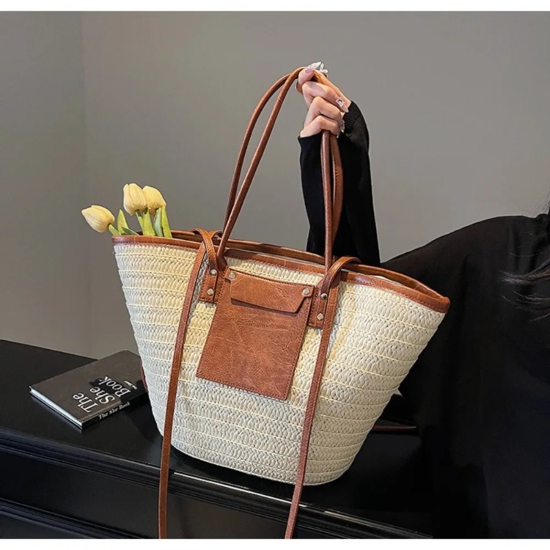 Tas Selempang Anyaman Keranjan - Women'S Raffia Bags ulasan dan harga