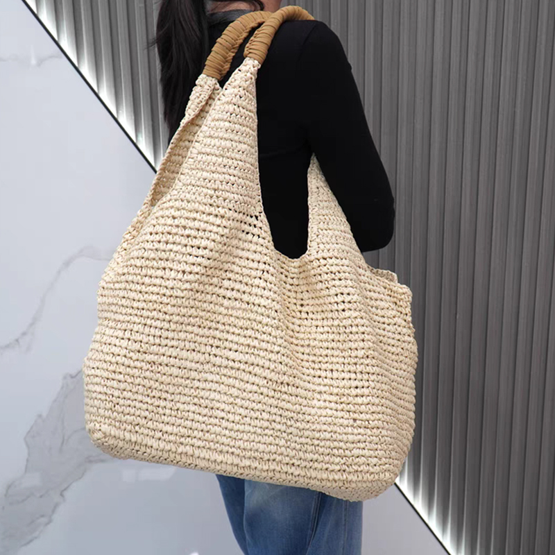 Tas Tote Wanita Kapasitas Besa - Women'S Raffia Bags ulasan dan harga