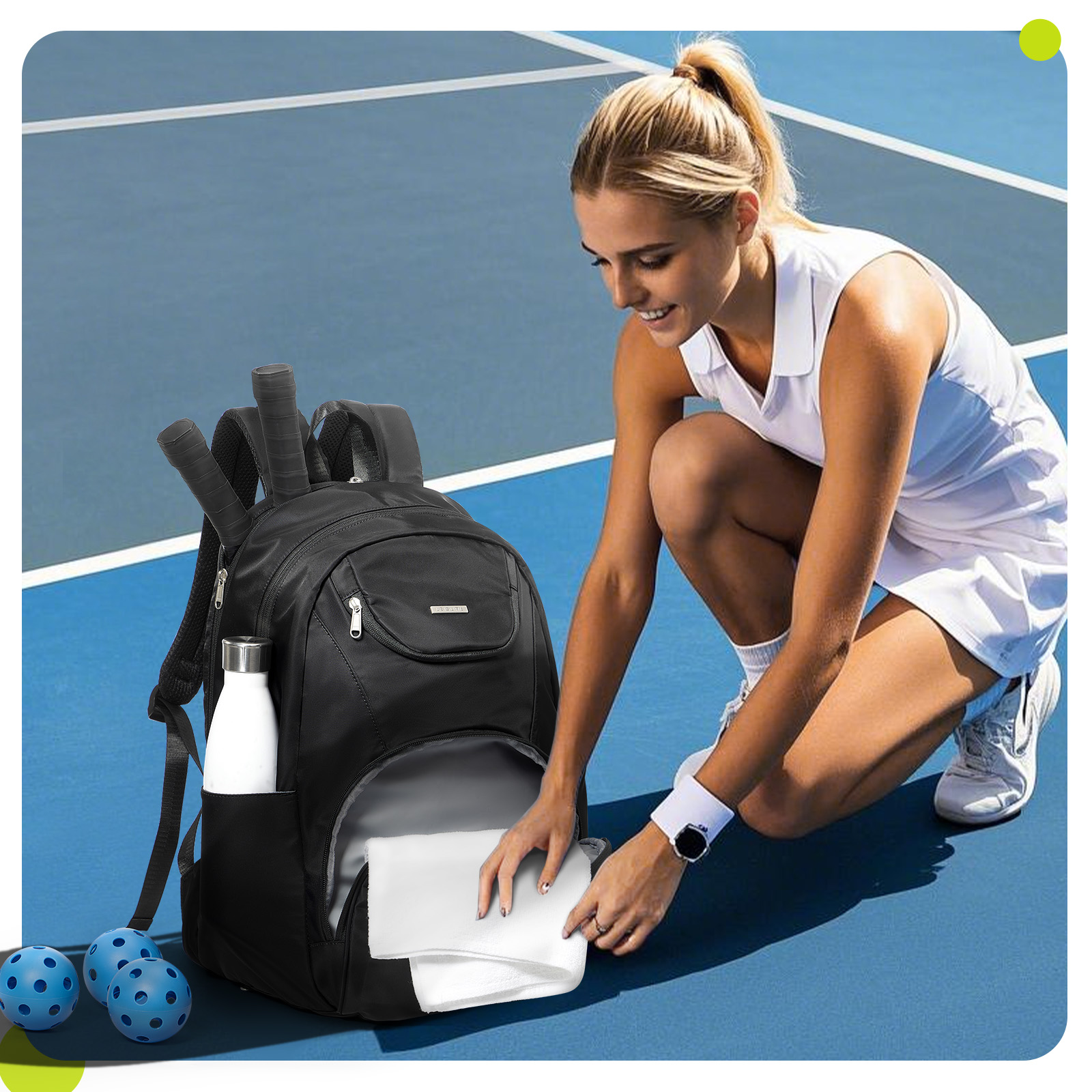 Tas Tenis Ransel Tenis 2 Raket - Women Bags And Shoes ulasan dan harga