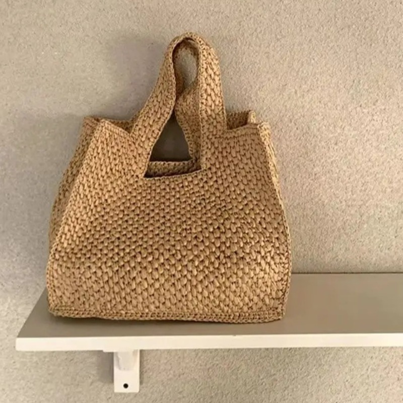 Tas Tangan Anyaman Jerami Raff - Women'S Raffia Bags ulasan dan harga