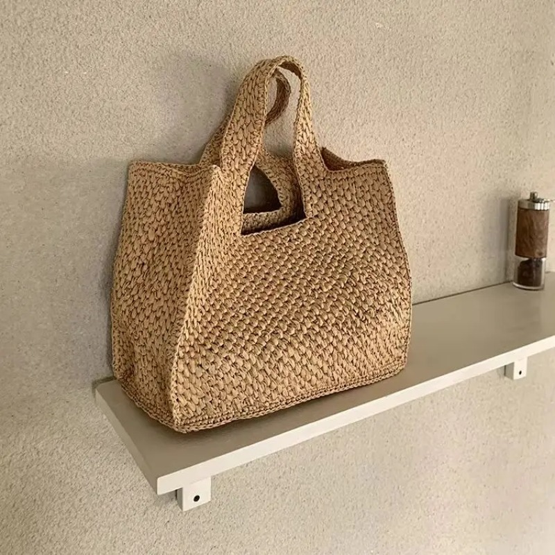 Tas Tangan Anyaman Jerami Raff - Women'S Raffia Bags ulasan dan harga