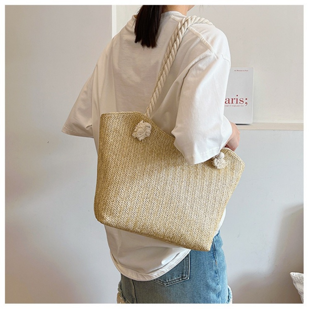 Tas Pantai Musim Panas Baru Ka - Women'S Raffia Bags ulasan dan harga