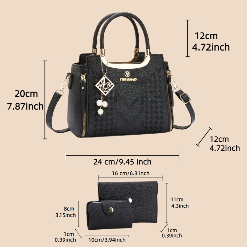 Set tas tangan 3 buah terbuat  - Women'S Crossbody Bags ulasan dan harga