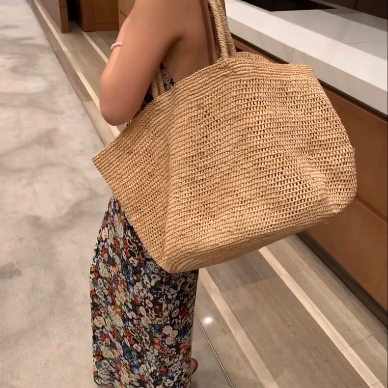 Tas Jerami Alami Modis, Tas Se - Women'S Raffia Bags ulasan dan harga