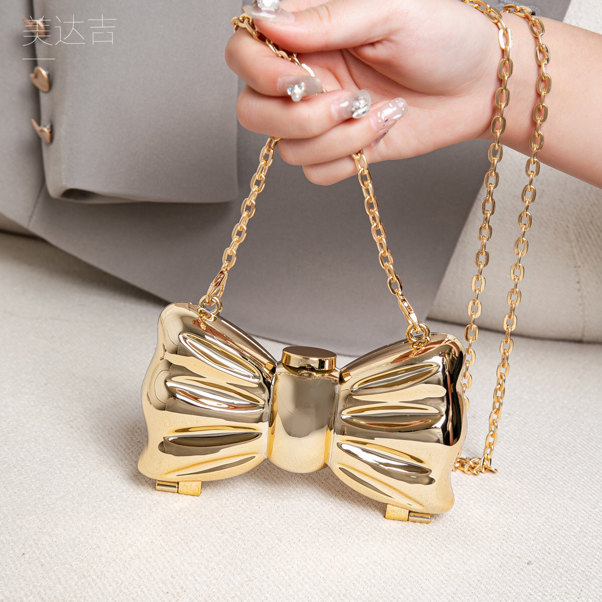 Tas Clutch Mini Bentuk Pita Lo - Clutch Bag Evening ulasan dan harga
