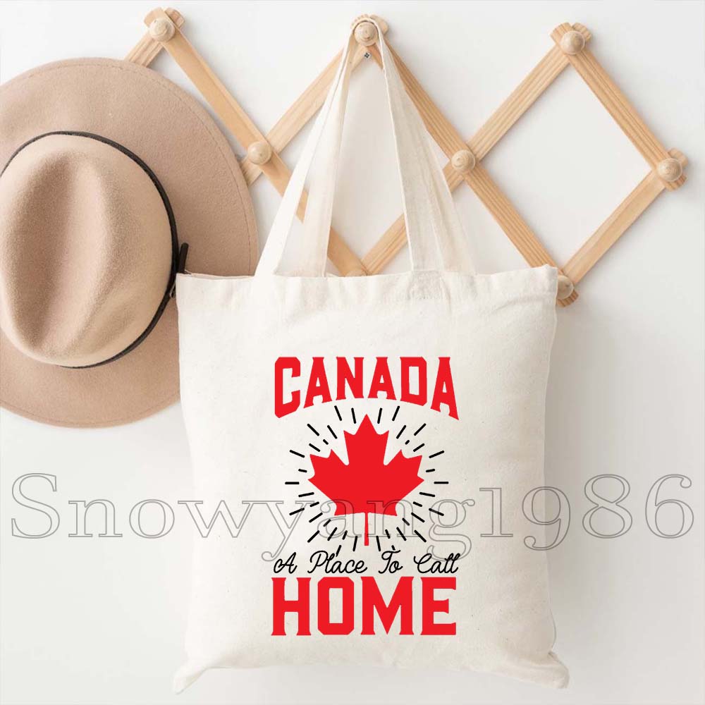 Tas Tote Kanvas Peta dan Bende - Women Bags Canada ulasan dan harga