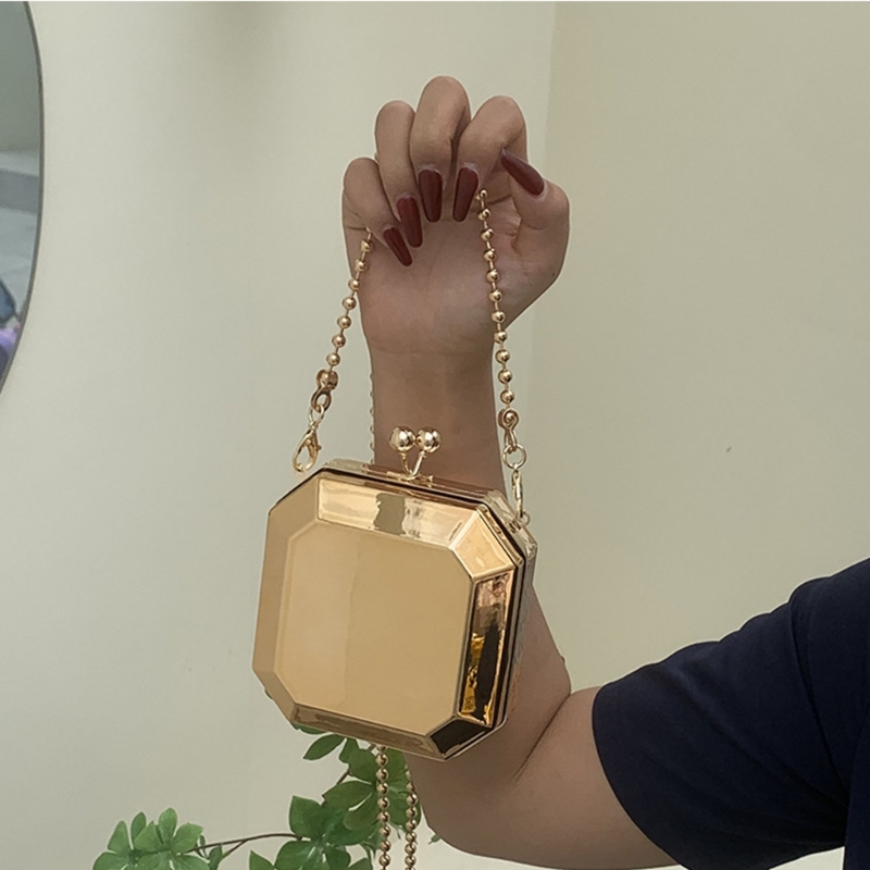 Tas Selempang Kotak PVC Kecil  - Clutch Bag Evening ulasan dan harga