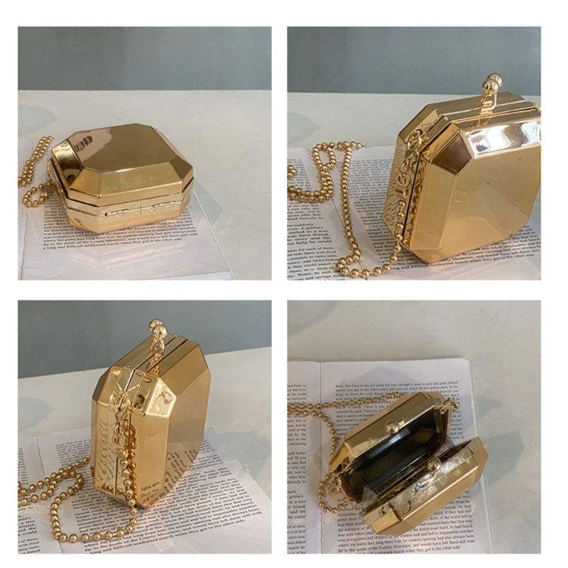 Tas Selempang Kotak PVC Kecil  - Clutch Bag Evening ulasan dan harga