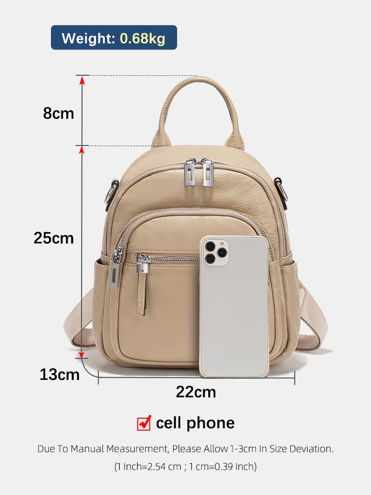 Zency Ransel Kecil Kulit Asli  - Women'S Bags For Work ulasan dan harga
