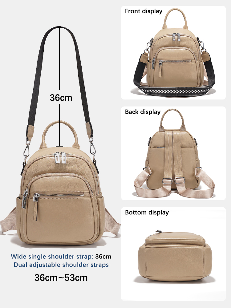 Zency Ransel Kecil Kulit Asli  - Women'S Bags For Work ulasan dan harga