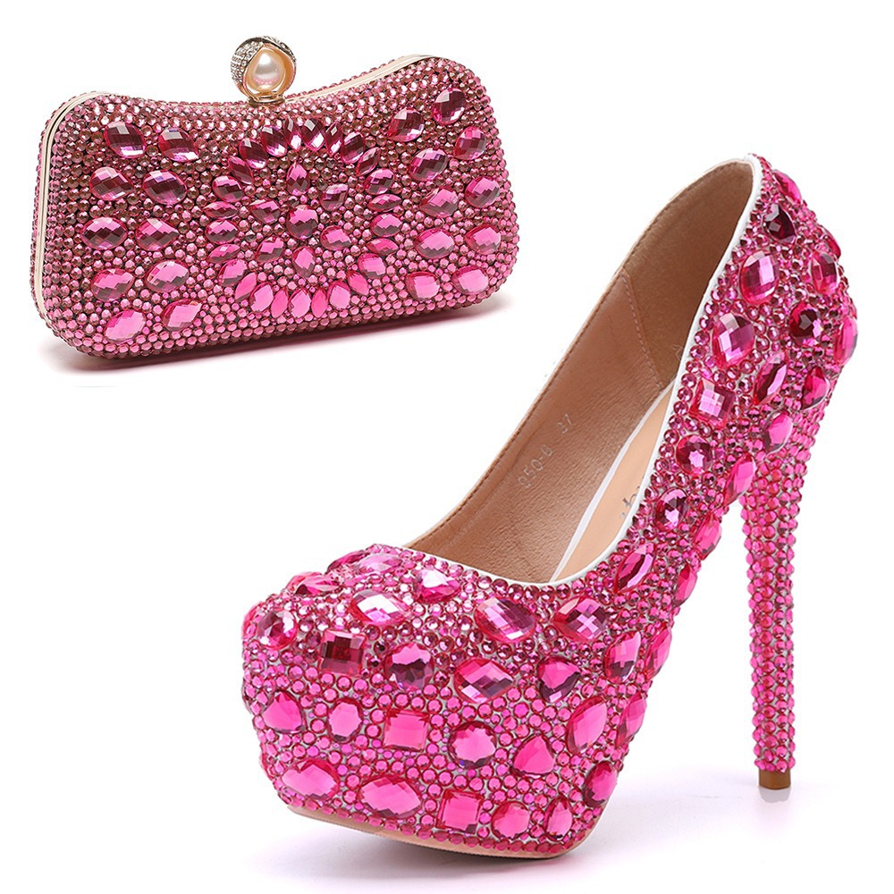 Sepatu Hak Tinggi Platform Ber - Clutch Bag Evening ulasan dan harga