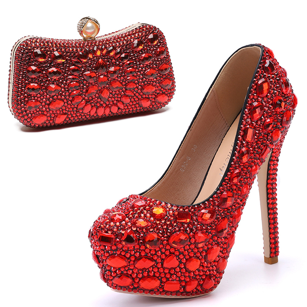 Sepatu Hak Tinggi Platform Ber - Clutch Bag Evening ulasan dan harga