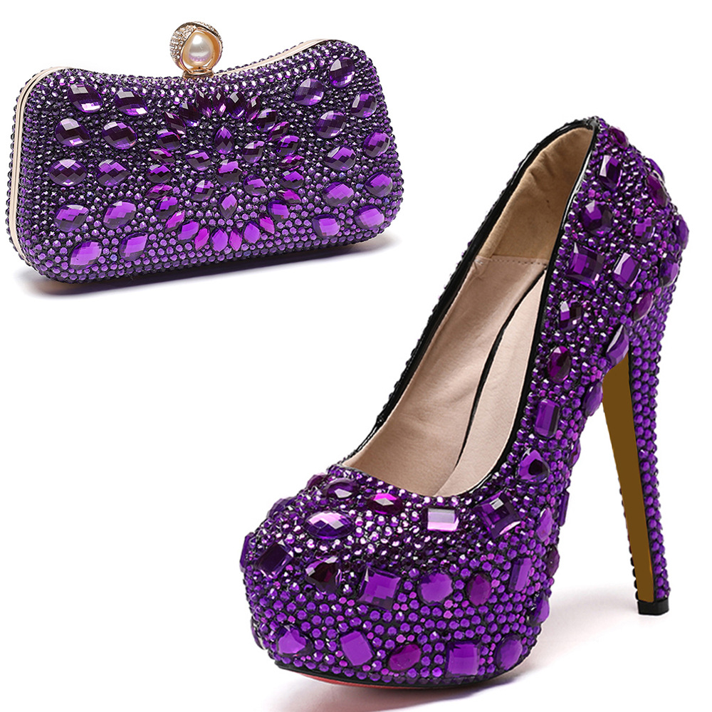 Sepatu Hak Tinggi Platform Ber - Clutch Bag Evening ulasan dan harga