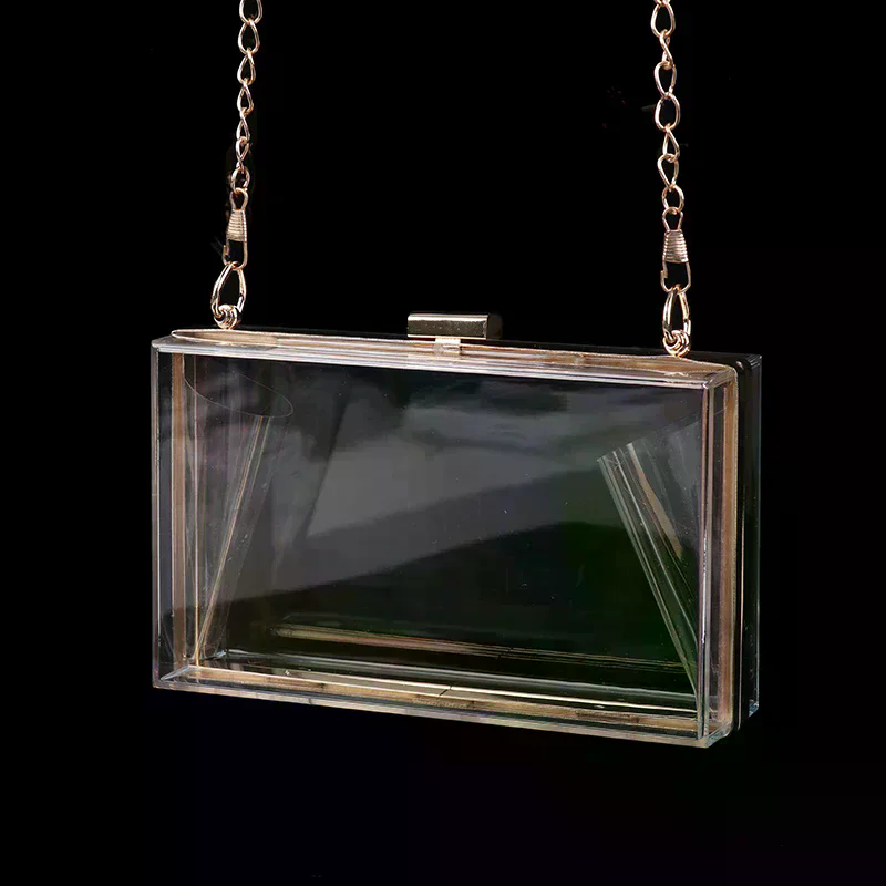 Tas Genggam Kotak Akrilik Tran - Clutch Bag Evening ulasan dan harga