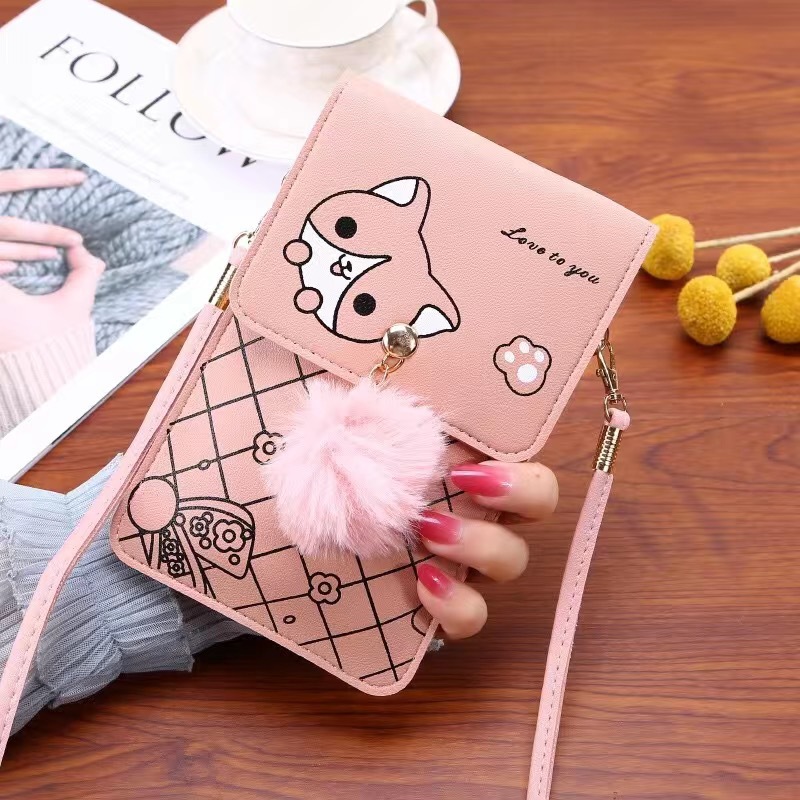 Tas Ponsel Layar Sentuh Pola K - Women'S Crossbody Bags ulasan dan harga