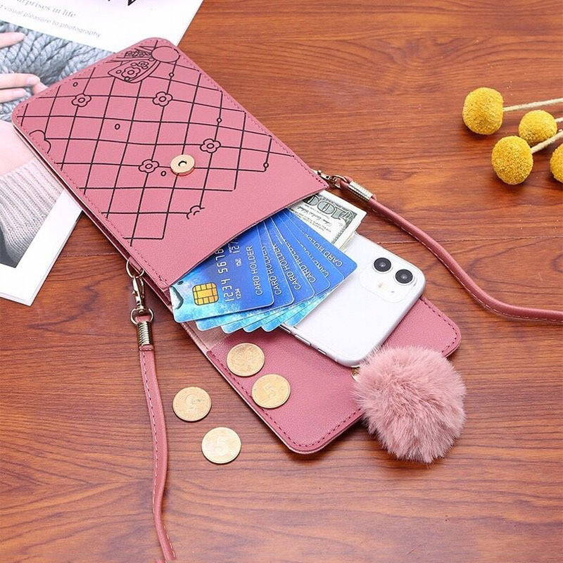 Tas Ponsel Layar Sentuh Pola K - Women'S Crossbody Bags ulasan dan harga