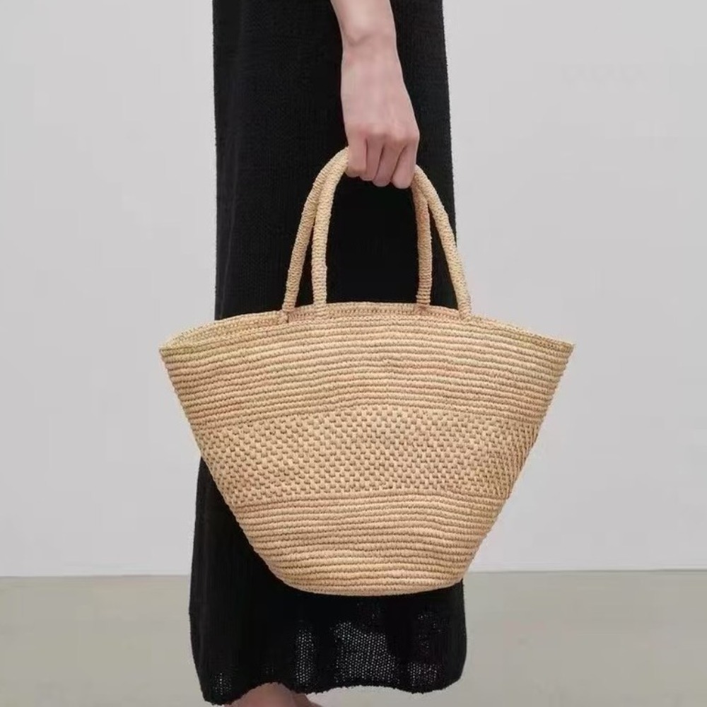 Tas Jerami Rafia Kapasitas Bes - Women'S Raffia Bags ulasan dan harga