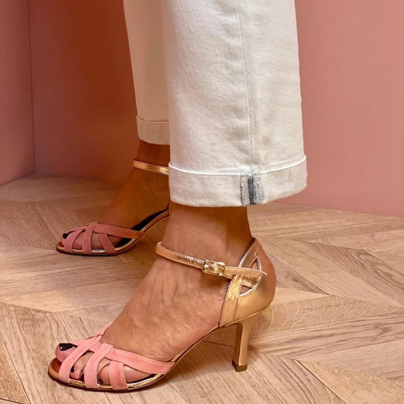 Sandal Hak Tinggi Warna-warni  - Women Bags And Shoes ulasan dan harga