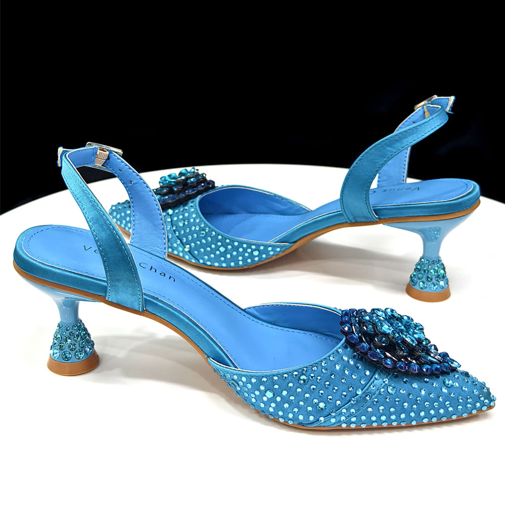 Sepatu Hak Tinggi Kristal Rhin - Clutch Bag Evening ulasan dan harga