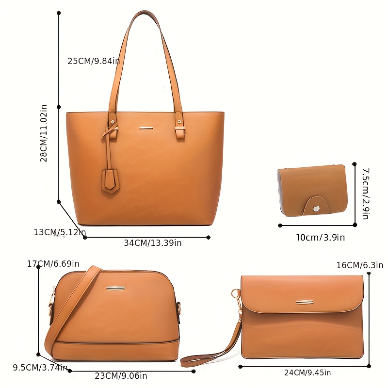 4pcs Set Tas Wanita Fashion Wa - Women'S Crossbody Bags ulasan dan harga