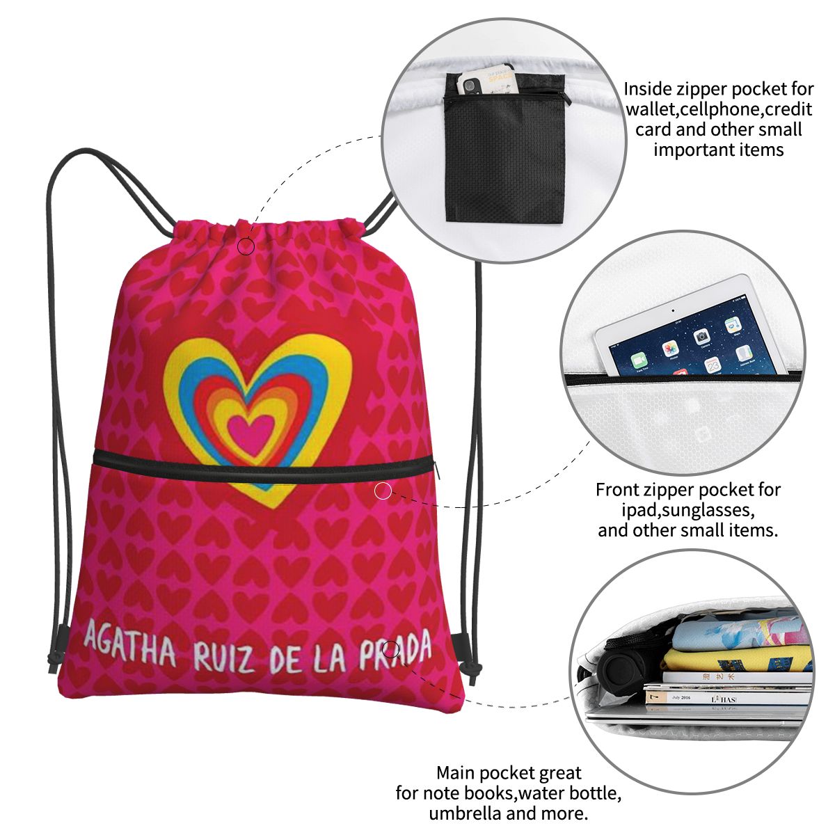 Ransel Pola Agatha Ruiz-De La- - Women Bags Prada ulasan dan harga